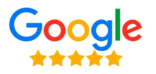 A google logo with five stars on it, showcasing our expertise in mold remediation.
